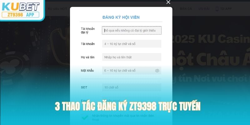 3 thao tác đăng ký zt9398 trực tuyến