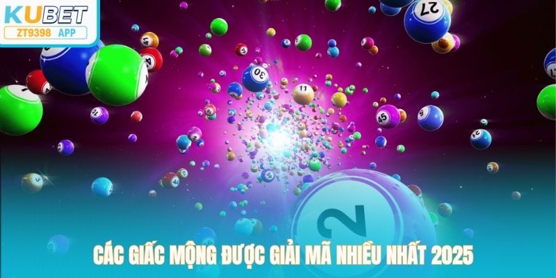 Các giấc mộng được giải mã nhiều nhất 2025