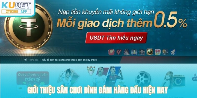 Giới thiệu sân chơi đình đám hàng đầu hiện nay 