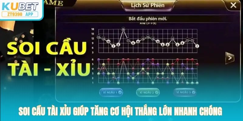 Soi cầu tài xỉu giúp tăng cơ hội thắng lớn nhanh chóng 